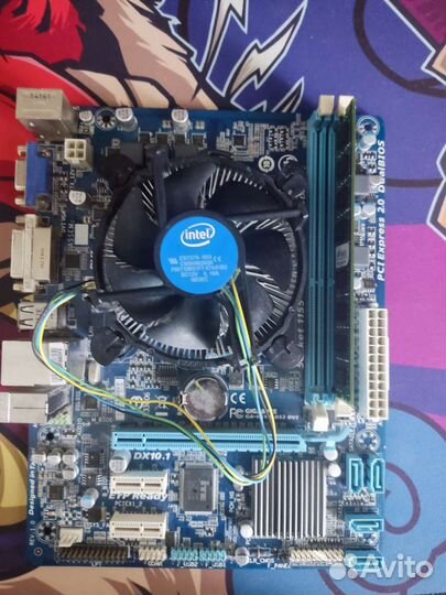 Материнская плата 1155 с процессором i3 3240