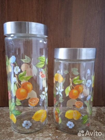 Банки стеклянные для сыпучих продуктов