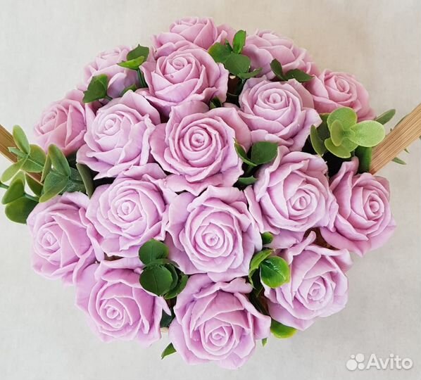 Букет из мыла ручной работы в ассортименте