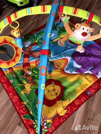 Развивающий коврик tiny love с обезьянкой
