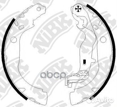 Колод. торм. бар. nibk FN0673 NiBK