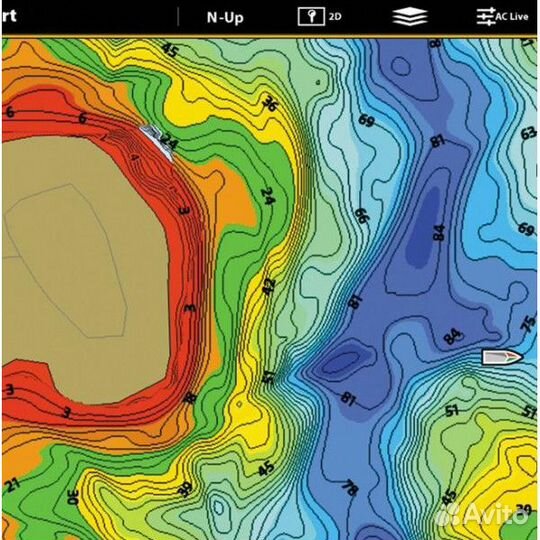 Карта для эхолота C-MAP RS-050 ввп Запад