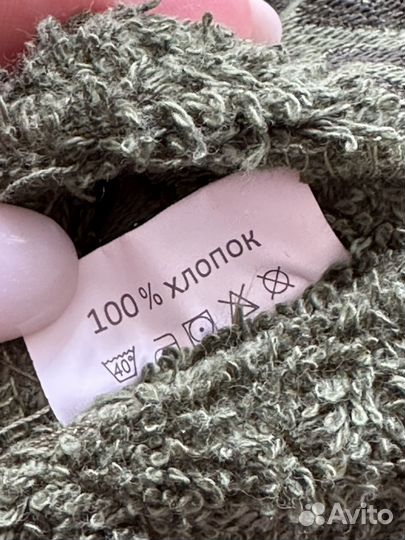 Новый халат махровый cottonika зеленый