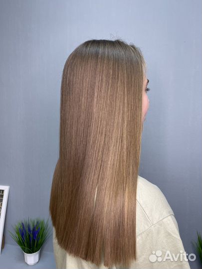 Кератиновое выпрямление