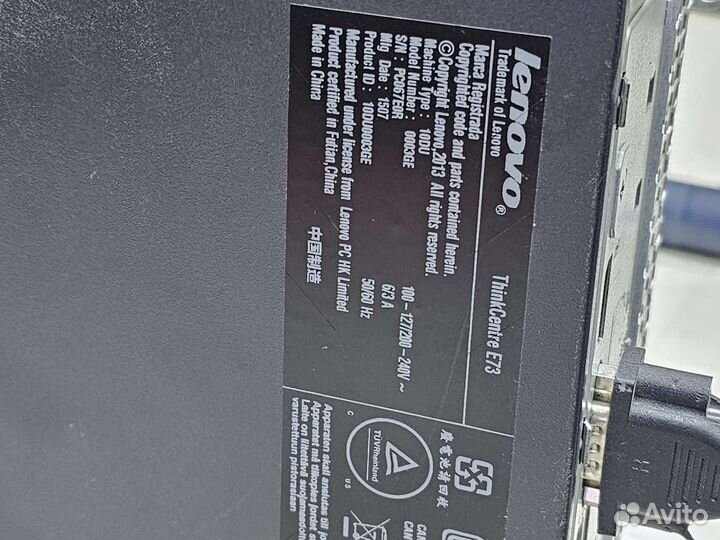 Intel Core i3-4160 8Гб 120SSD Lenovo E73