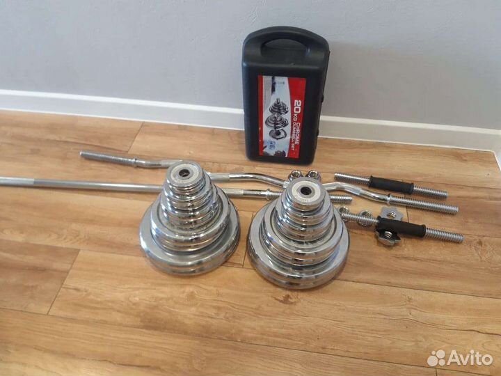 Гантели разборные и штанги 90кг