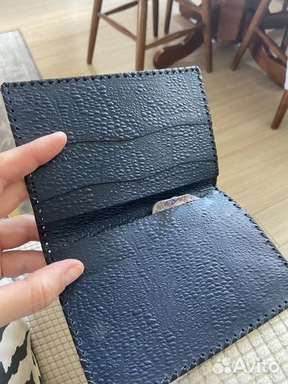 Бумажник натуральная кожа