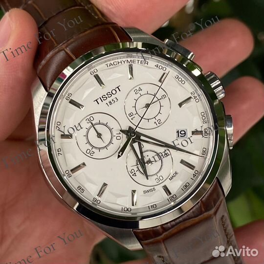 Часы мужские кварцевые Tissot коричневые