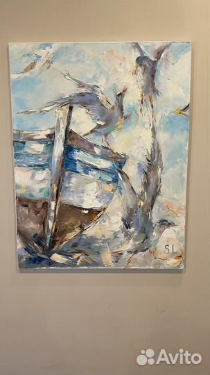 Картина маслом на холсте в интерьер