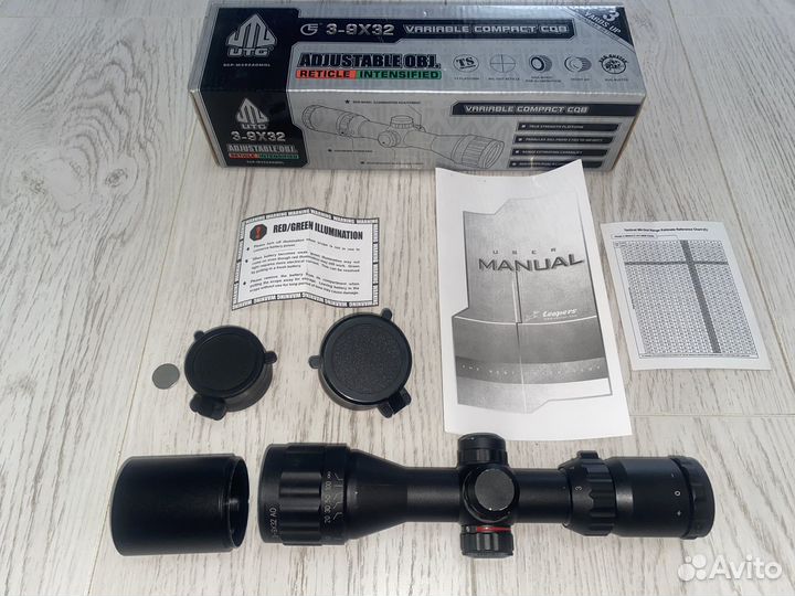 Оптический прицел leapers 3-9х32