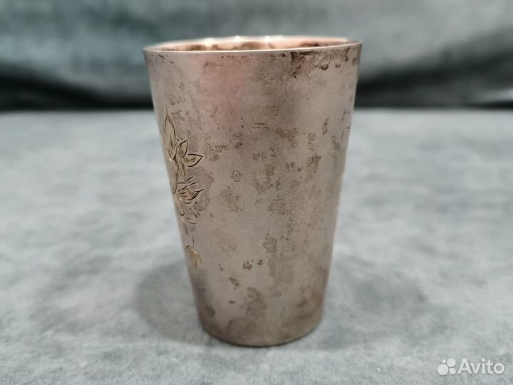 Стакан стопка чарка бокал серебро 875 СССР