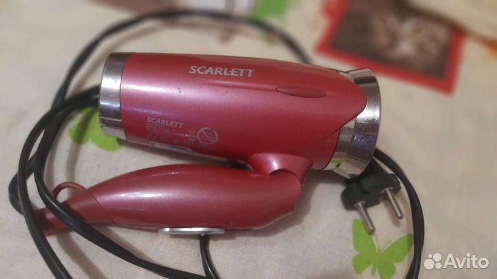 Фен дорожный scarlett,фен