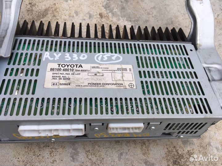 Усилитель акустический Lexus RX 300 RX 330 RX 400