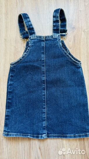 Джинсовый сарафан для девочки