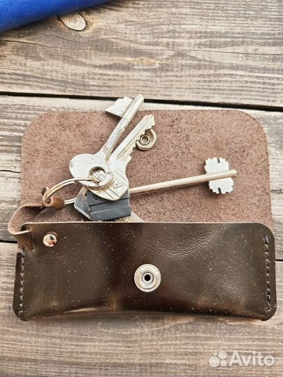 Ключница кожаная ручной работы