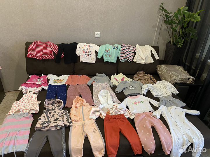 Пакет вещей для девочки 80-86