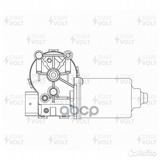Моторедуктор стеклооч. для а/м Hyundai Tucson