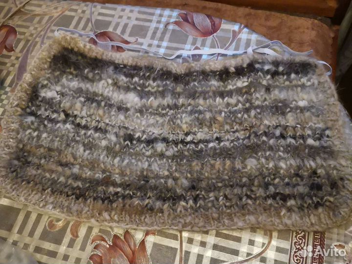 Пояс вязанный из собачьей шерсти