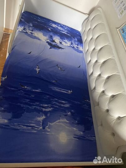 Детская кровать от 3 лет с бортикам