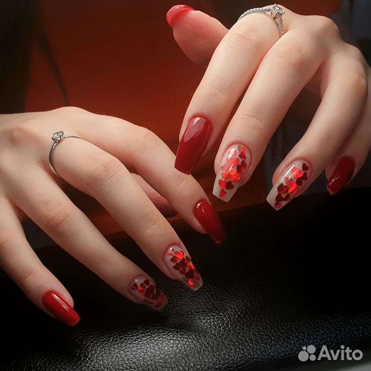 Маникюр наращивание