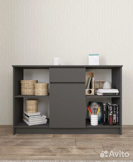 Тумба под телевизор графит