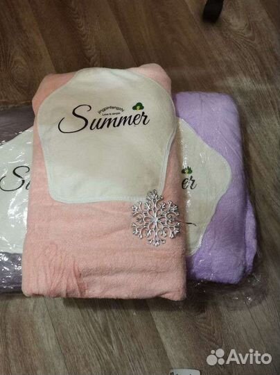 Халат. Полотенце. Набор на подарок. Для бани