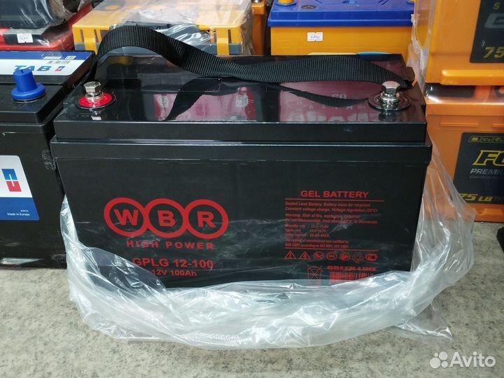 Аккумулятор 12v 100ah wbr gplg