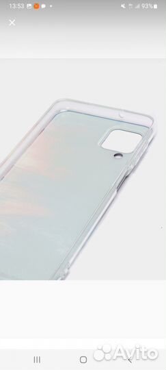 Силиконовый чехол с рисунком на самсунг А12