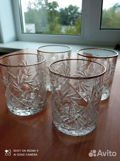 Хрустальные рюмки