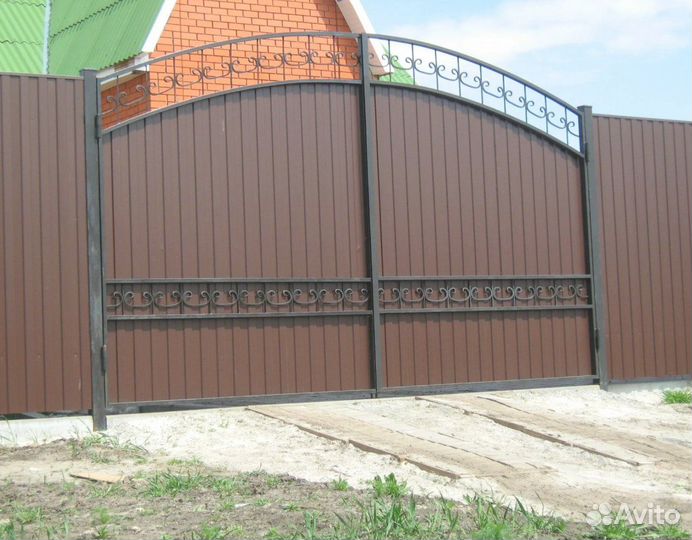 Откатные ворота. Под ключ