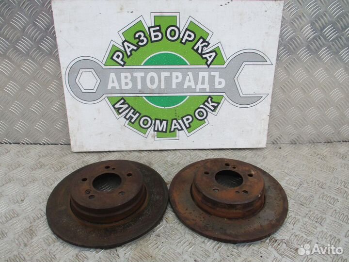 Диски тормозные задние Mercedes Benz W210 1999г