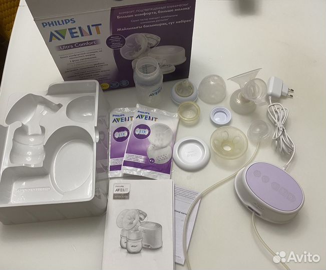 Молокоотсос avent электрический