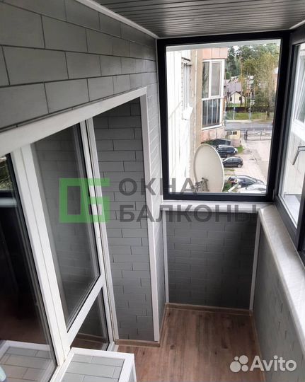 Остекление балконов. Окна пвх