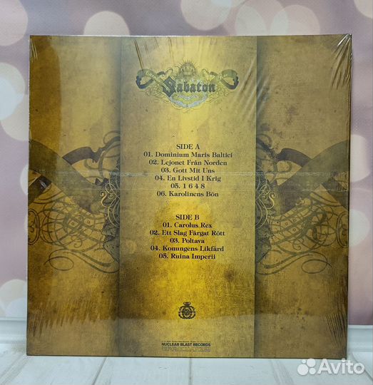 Sabaton - Carolus Rex (Blue Yellow Sunburst)