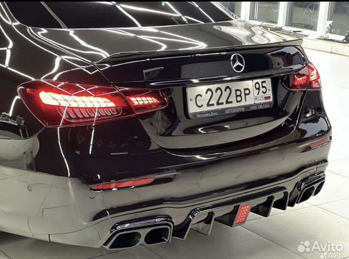 Диффузор брабус на mercedes w 213