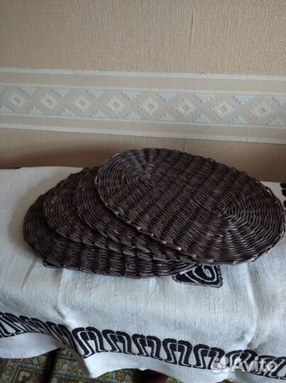 Плетёный Набор подложек на обеденный стол 4 шт