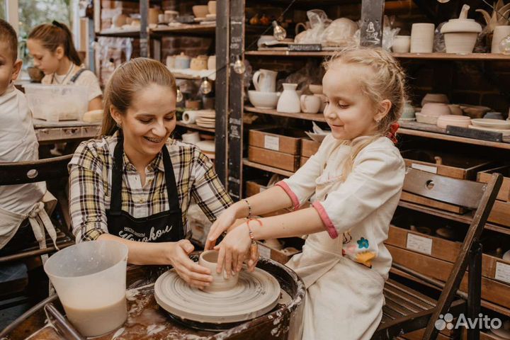 Kids Мастер-класс за гончарным кругом 8+