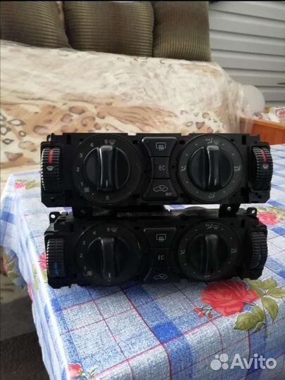 Блок управления печки мерседес W 210 б/у