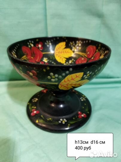 Вазы и тарелочки из д. Хохлома