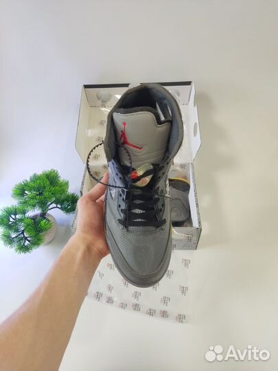 Nike Air jordan 5 off white