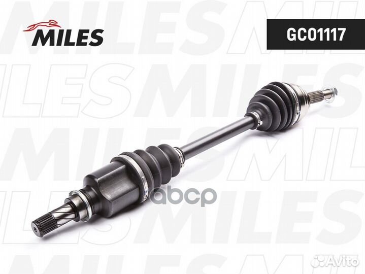 Привод в сборе renault megane 1.6 02- лев. gc01