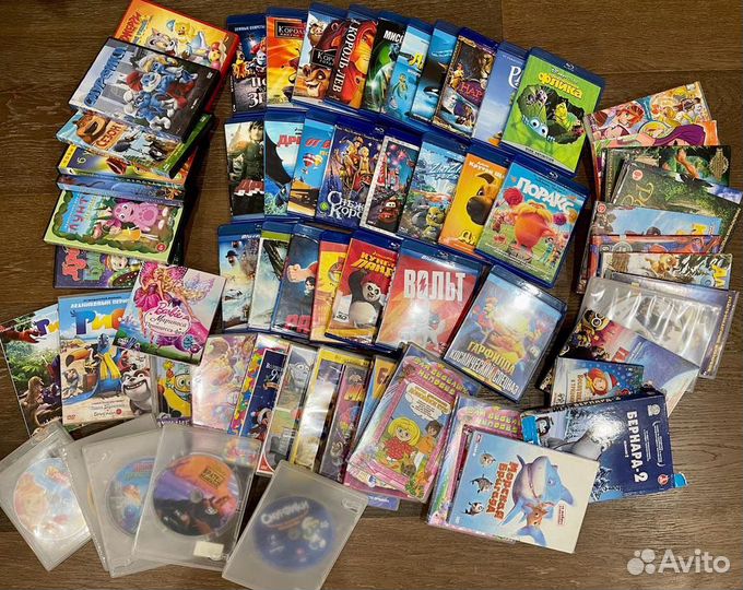 Dvd и Blu Ray диски мультфильмы