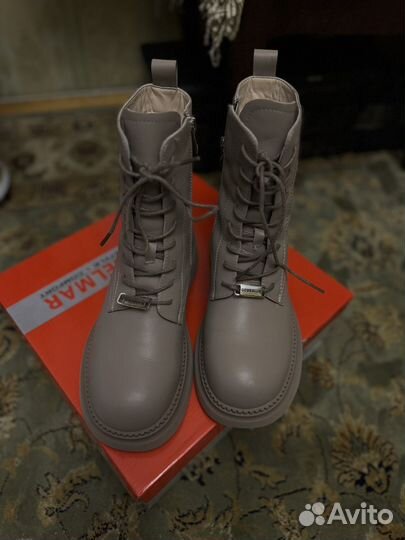 Ботинки натуральная кожа женские на платформе