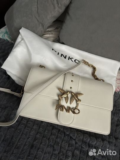 Сумка pinko, оригинал, белая