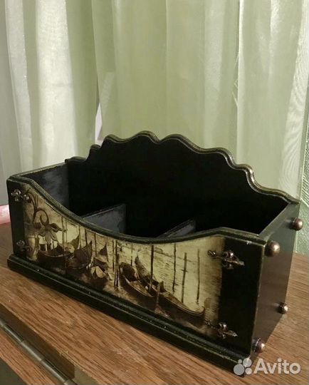 Короб для канцелярии, ручной работы 