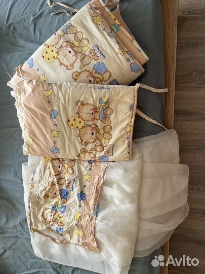 Балдахин в кроватку и бортики