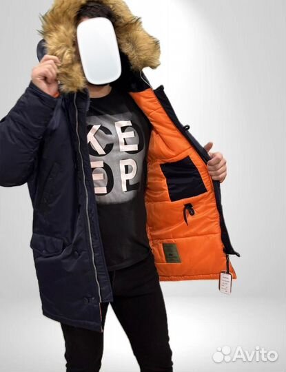 Парка зимняя аляска Alpha industries