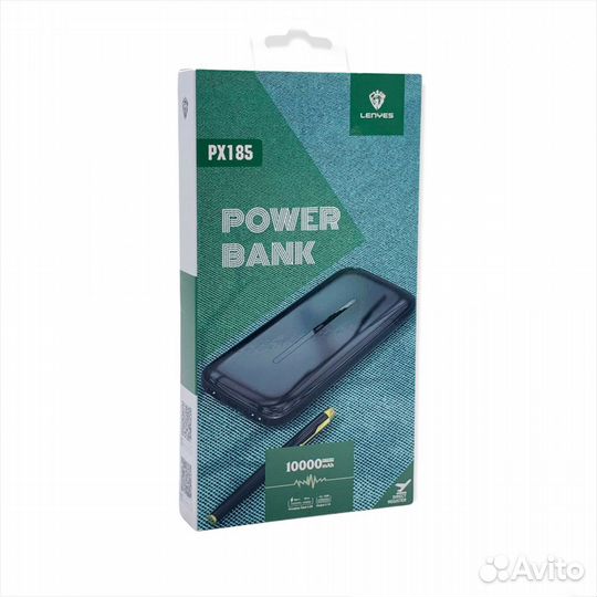 Power bank lenyes PX185 10 000mAh Black