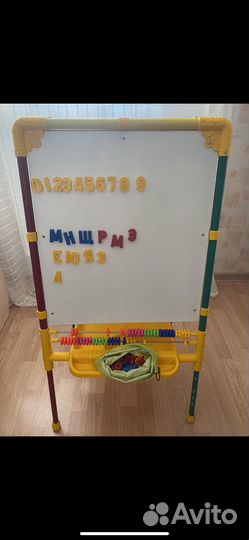 Мольберт детский двухсторонний