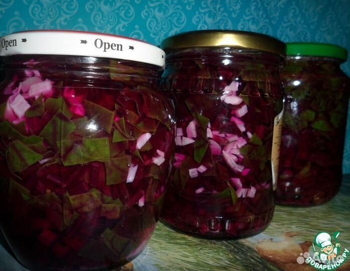 Лист свеклы маринованный